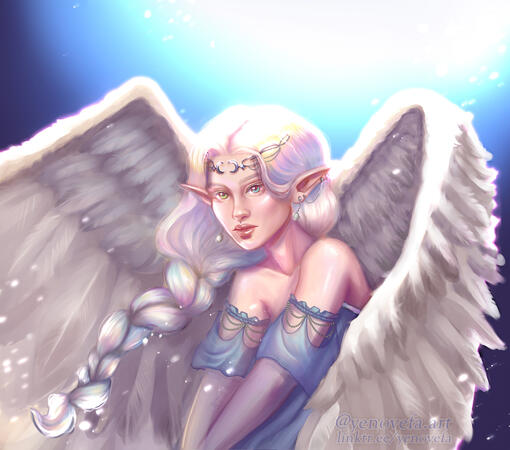 "When the Moon Met The Sun" by Alaina Hope - Character Art "When the Moon Met The Sun" by Alaina Hope - Character Art