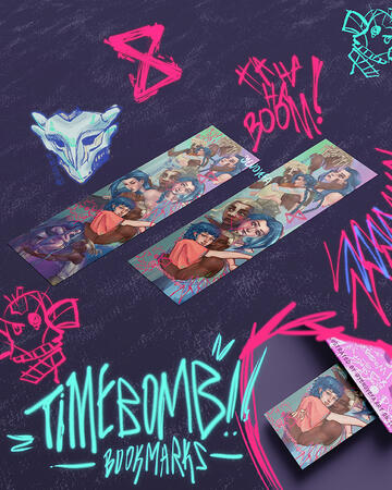 bookmarks of Timebomb aka Jinx/Powder and Ekko, Arcane fanart bookmarks of Timebomb aka Jinx/Powder and Ekko, Arcane fanart