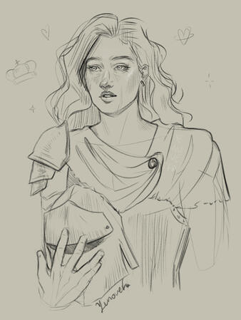Knight Lady sketch